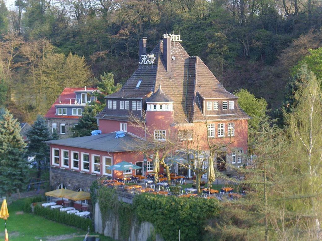 Gasthaus Und Hotel An Der Kost Hattingen Esterno foto